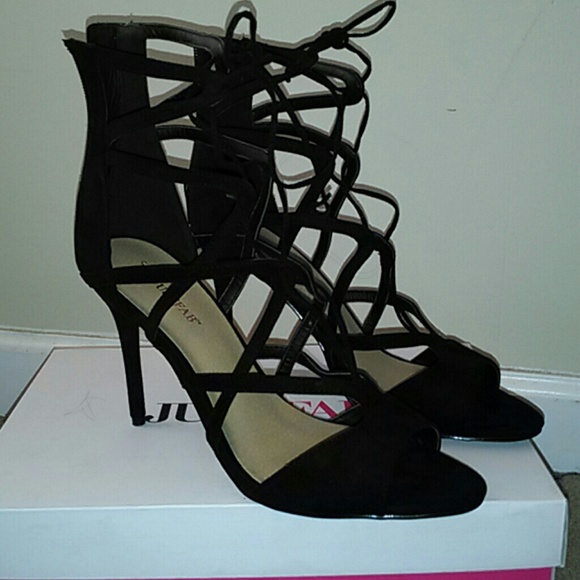 Lace up sandal heels