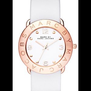 Marc Jacobs Watch 💐 white & rose gold