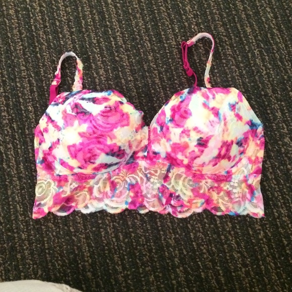 Pink! Multicolored Bralette