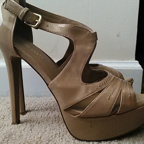 Nude platform Sandal Heels