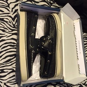 Black Authentic Sperry's