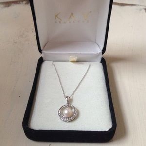 Kay Diamond/Pearl Necklace