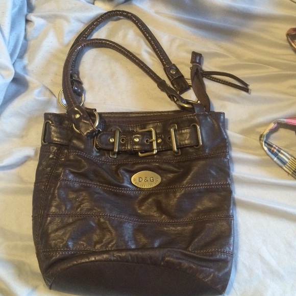 Dolce&Gabbana brown leather purse