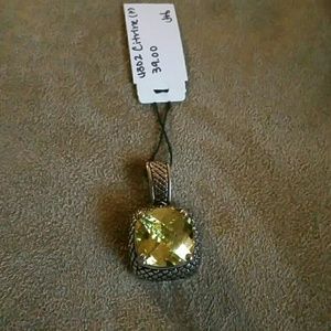 Premier Designs citrine pendant.