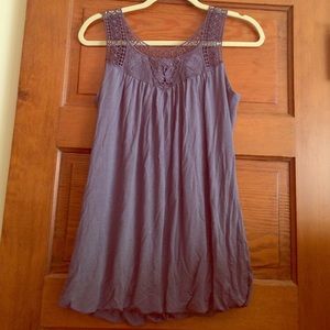 Dark purple tank top