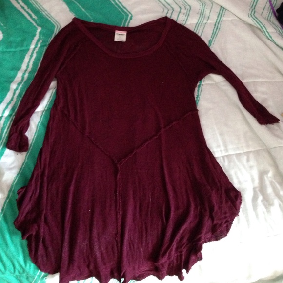 Free People 3/4 Sleeve Top