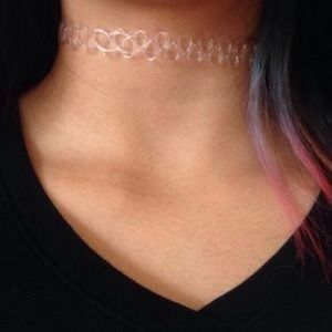 clear choker