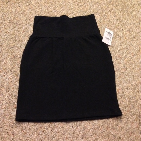 XS Black Bodycon Skirt