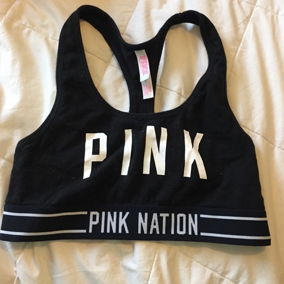 PINK Black Sports Bra
