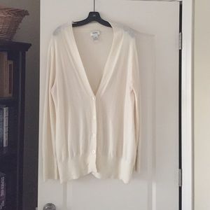 Cream cashmere cardigan