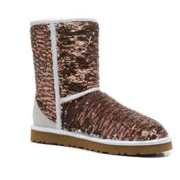 UGG Boots - Ugh Classic Sparkle Champagne