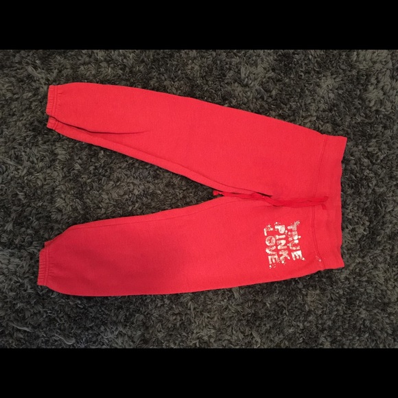 Victoria's Secret PINK cropped sweat pants - Picture 2 of 3