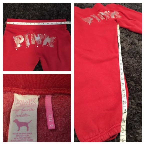 Victoria's Secret PINK cropped sweat pants - Picture 3 of 3