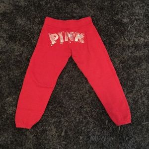 Victoria's Secret PINK cropped sweat pants