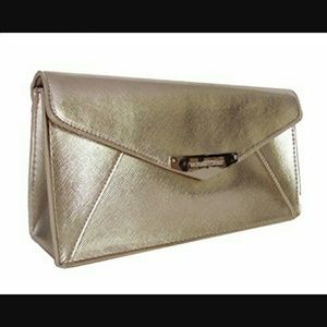 Victoria secret gold clutch