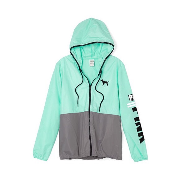 Mint & Grey anorak from VS Pink size M/L