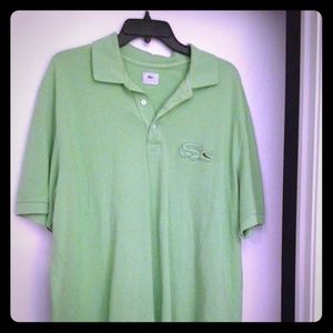 Lacoste green polo