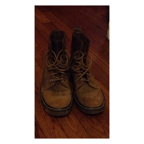 Army style combat boots - Picture 1 of 4