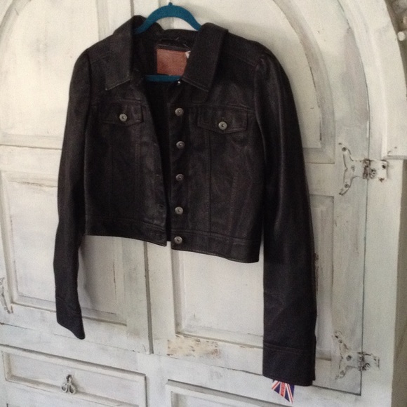 Black Motorcycle Style Jacket