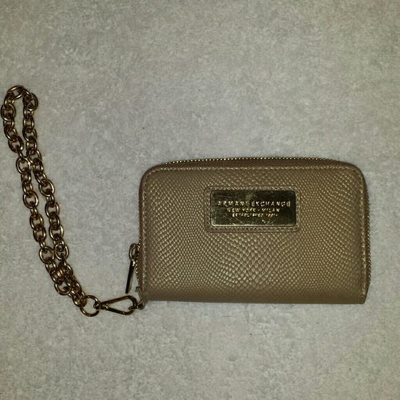 Armani Metallic Wristlet Wallet