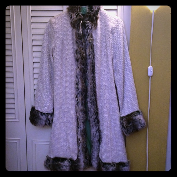 Long fur coat