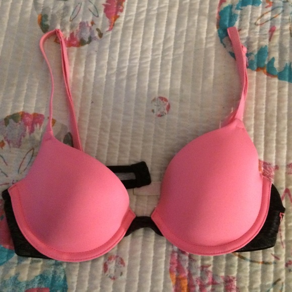 PINK Victoria's Secret Other - Victoria's Secret/Pink 32B Pink and Grey Bra