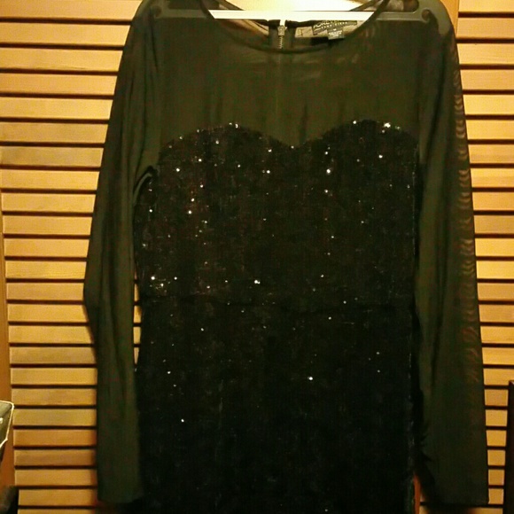 Black cocktail dress