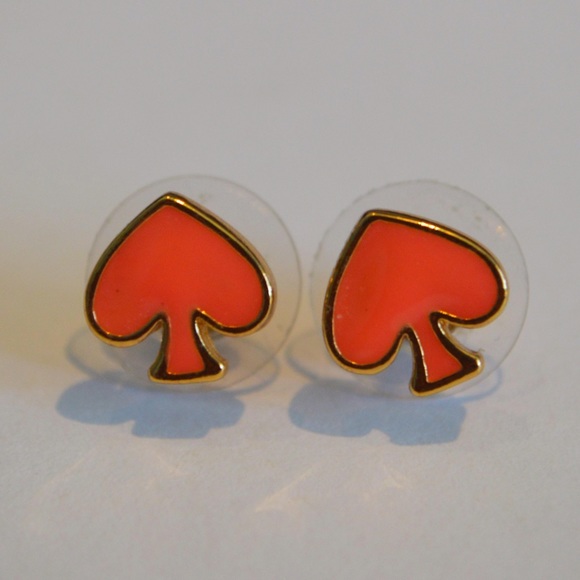 kate spade coral earrings