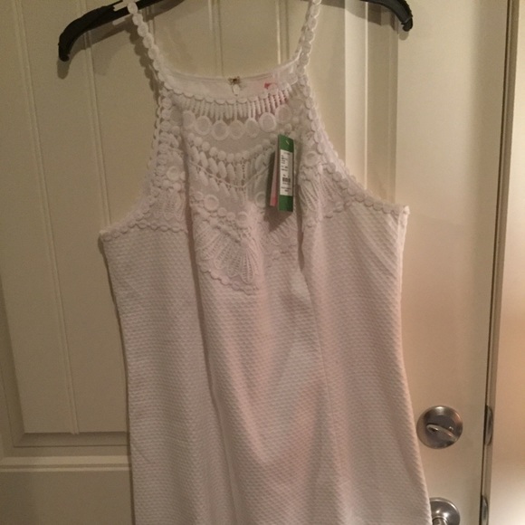 Lilly Pulitzer NWT pearl shift dress white size 14