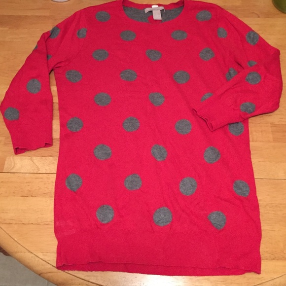 ❌❌SOLD❌❌Banana Republic polka dot sweater - Picture 2 of 4