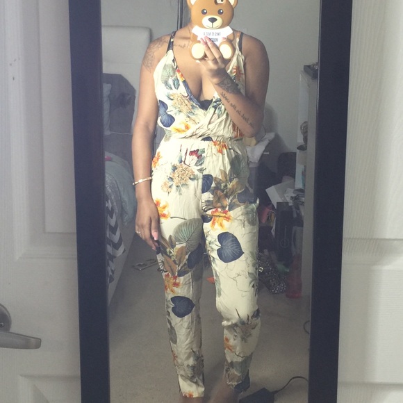 Floral jumpsuit