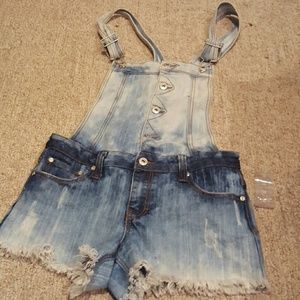 Overalls shorts