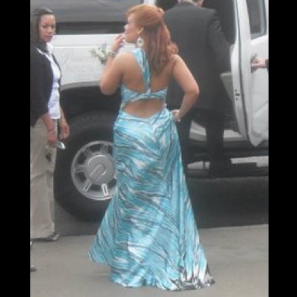 Abstract Prom Dress - Picture 4 of 4