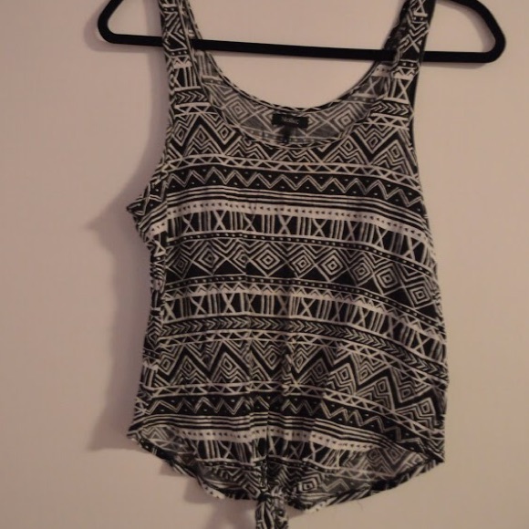 Tribal print tank top