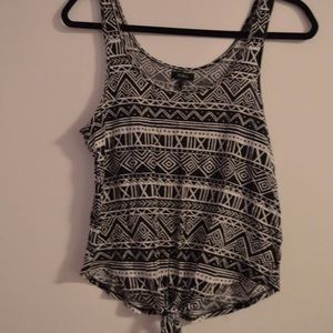 Tribal print tank top