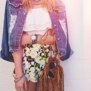 LF Daisy Soft Shorts NEW