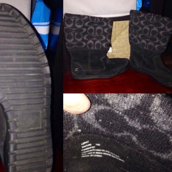 Authentic coach boots