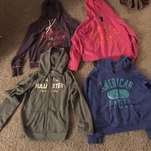 Hoodie bundle. American eagle & hollister