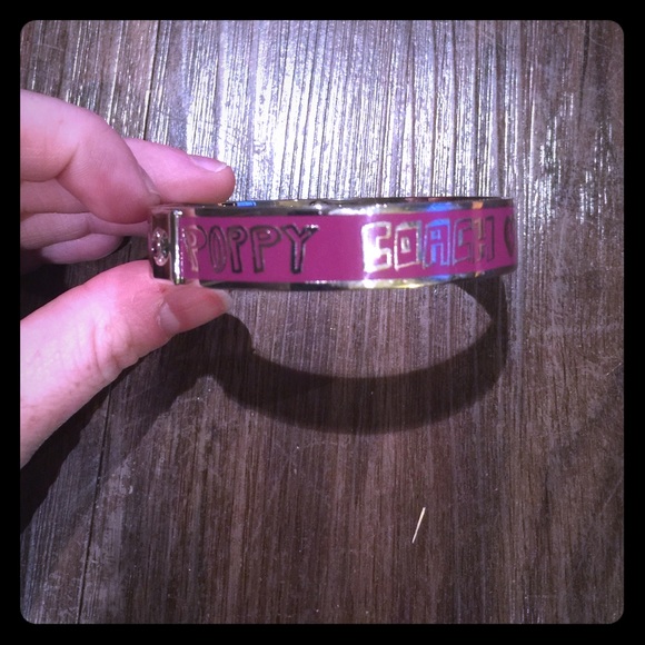 Poppy Coach bracelet - purple and silver - Picture 1 of 2
