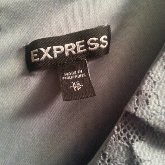 Grey lace express top - Picture 2 of 4