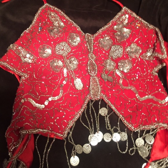 Halloween🎃🎃🎃Hand Made Belly Dancing Costume - Picture 2 of 4