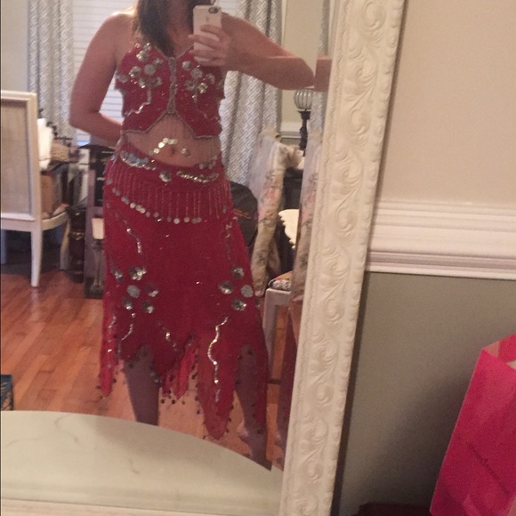 Halloween🎃🎃🎃Hand Made Belly Dancing Costume - Picture 4 of 4
