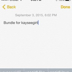 Bundle for kayseegirll