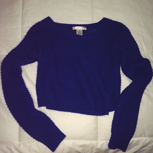 Brandy Melville Sweaters - cropped blue sweater