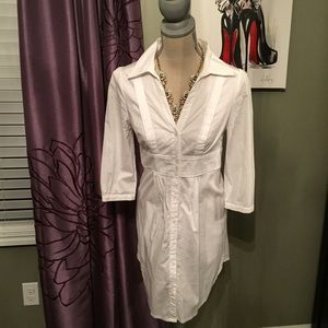 White shirtdress