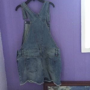 Medium Wash Denim Overalls