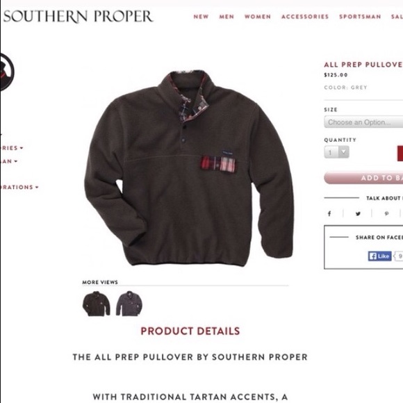 ISO: Southern Proper All Prep Pullover