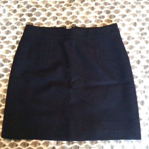 JCREW FACTORY mini skirt on navy