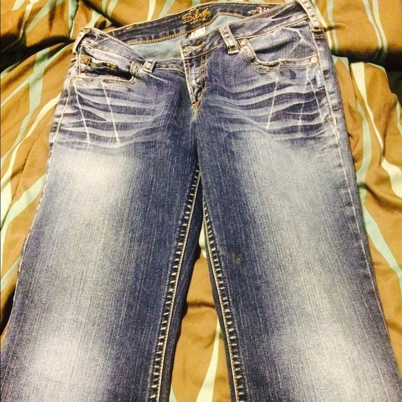 Silver jeans