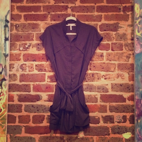 BCBGeneration Navy Romper